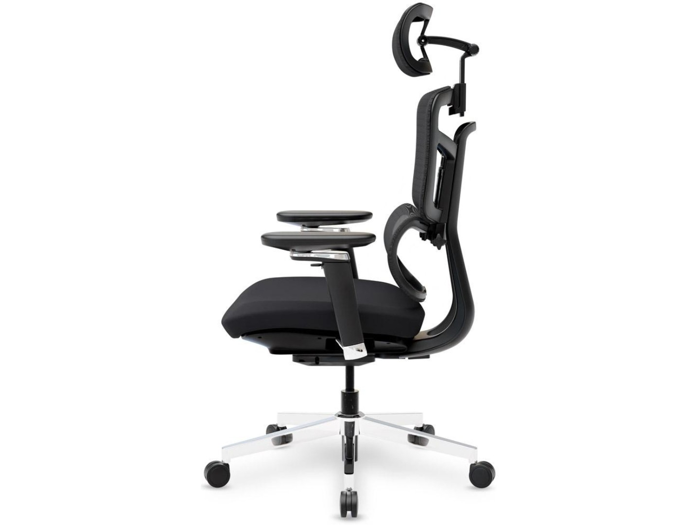 Крісло офісне Mealux S4 Air Fabric Black (HF-S4 F/B) — фото 4